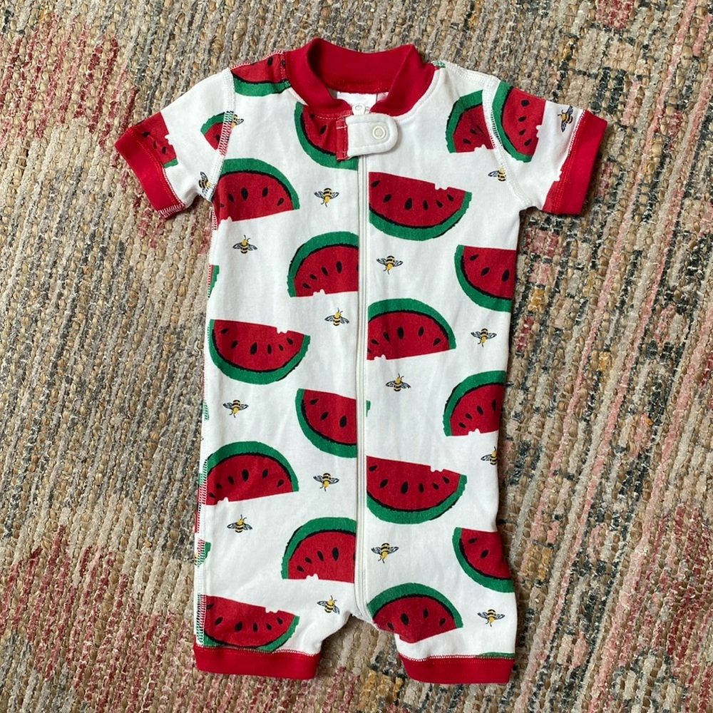 Hanna Andersson 1-piece Non-footed Pajamas 6-12